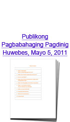 Tagalog 5/5/11 Notice