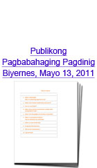 Tagalog 5/13/11 Notice