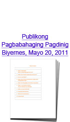 Tagalog 5/20/11 Notice