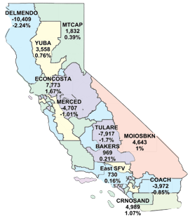 2011 First Draft Assembly District Map of California