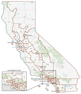 2011 Final Congressional District Map of California