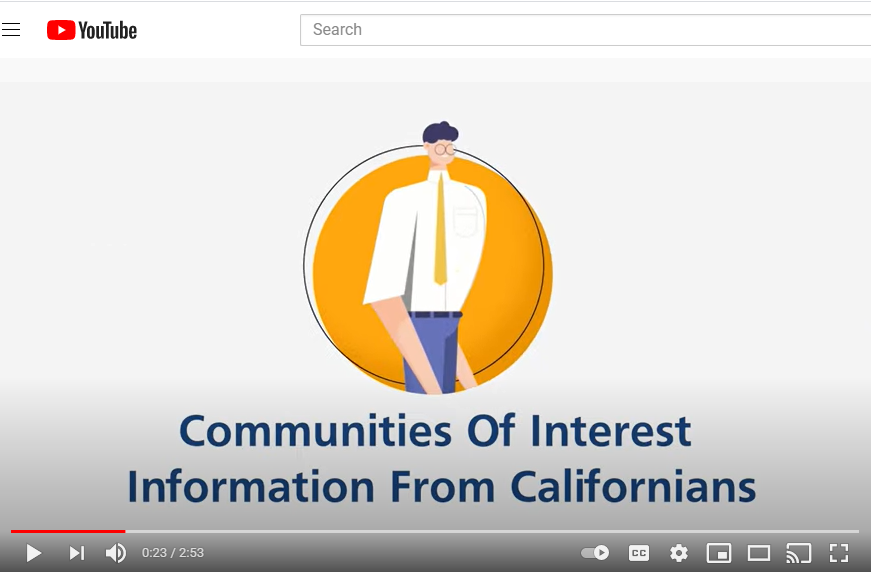 Screenshot of What is a Community of Interest 